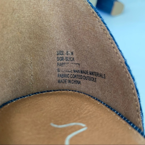 Sugar Women’s Slick Fabric Open Toe Casual Ankle Strap Sandals Size US 6 M NEW - Picture 9 of 10